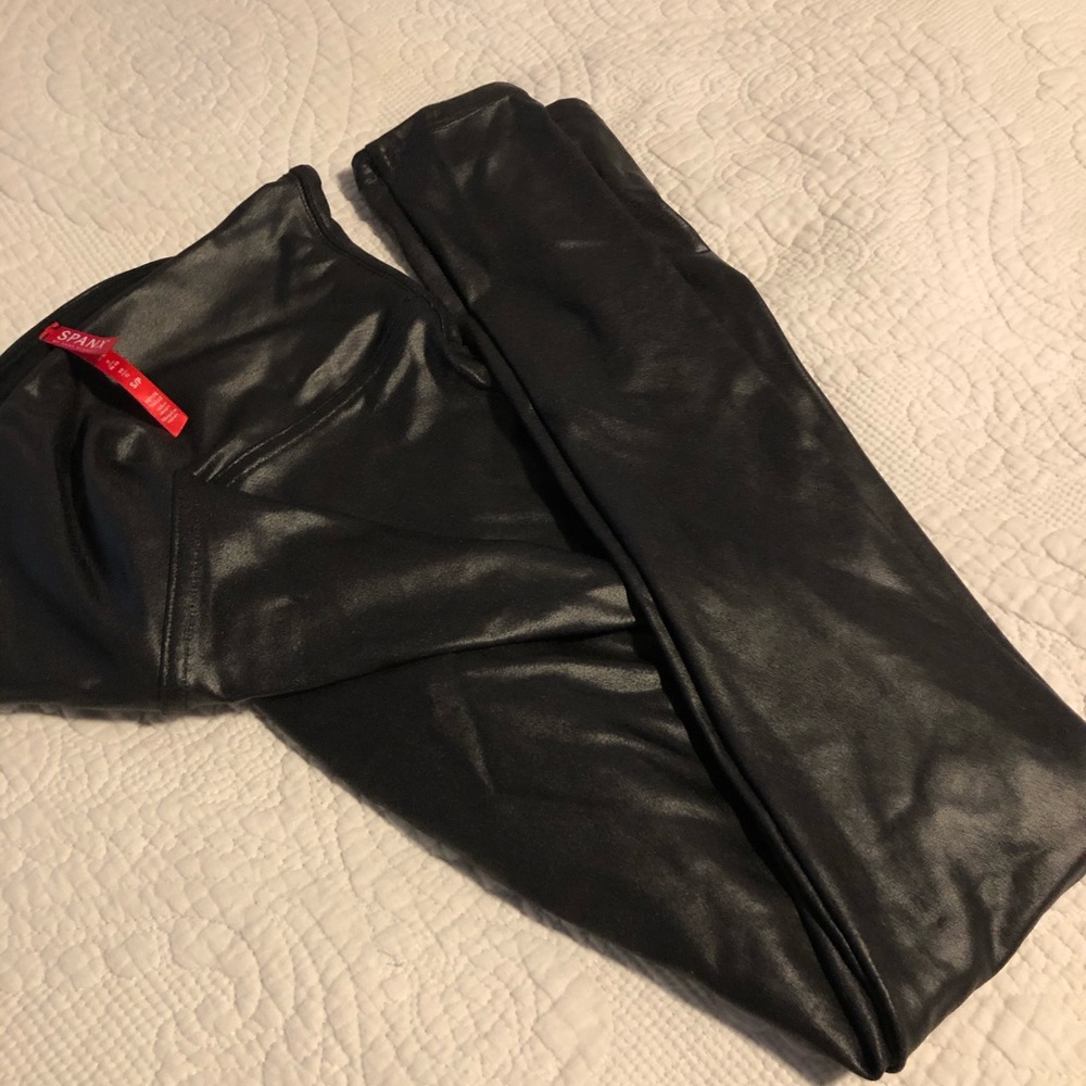 SPANX faux leather leggings